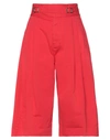 Dsquared2 Cropped Pants In Red