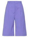 Suoli Cropped Pants In Purple