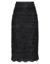 Anna Molinari Midi Skirts In Black