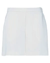 P.a.r.o.s.h P. A.r. O.s. H. Woman Shorts & Bermuda Shorts Ivory Size Xxs Polyester In White