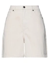 Semicouture Ambre Shorts In Light Pink In Beige