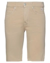 Roy Rogers Roÿ Roger's Man Shorts & Bermuda Shorts Khaki Size 30 Cotton, Elastane In Beige