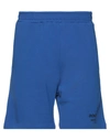 Dondup Man Shorts & Bermuda Shorts Bright Blue Size S Cotton