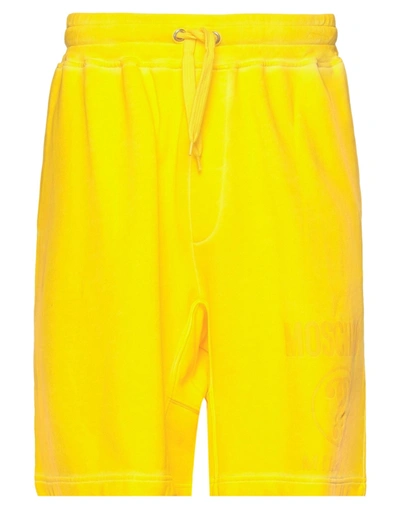 Moschino Shorts & Bermuda Shorts In Yellow