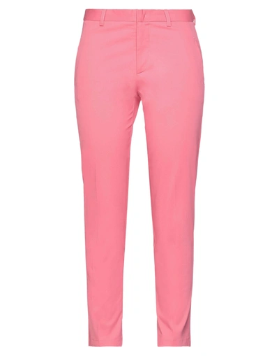 Merci .., Woman Pants Pink Size 2 Cotton, Elastane