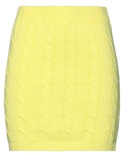 Vicolo Mini Skirts In Yellow