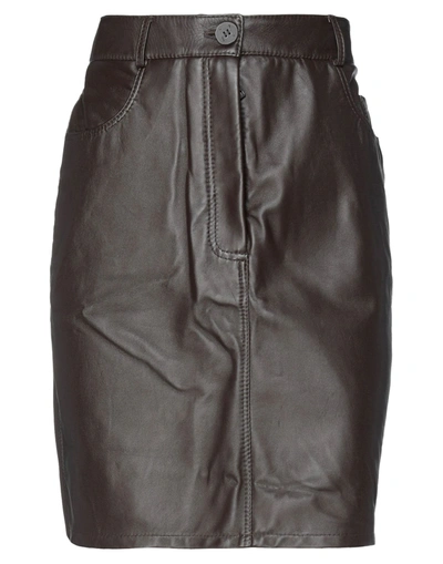 10sei0otto Midi Skirts In Brown