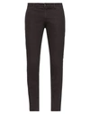 Four.ten Industry 4/10 Four. Ten Industry Man Pants Dark Brown Size 28 Cotton, Elastane In Cocoa