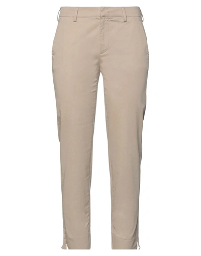 Pt Torino Cropped Pants In Beige