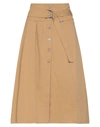 Liu •jo Midi Skirts In Beige