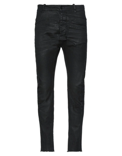 Masnada Distressed Skinny Jeans In Black