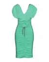 Space Simona Corsellini Midi Dresses In Green