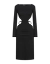 Dsquared2 Midi Dresses In Black