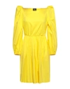 Liu •jo Short Dresses In Yellow