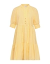 Ottod'ame Short Dresses In Yellow