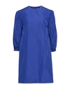 Msgm Short Dresses In Blue