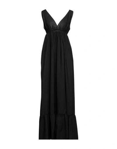 Manila Grace Long Dresses In Black