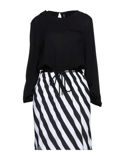 Manila Grace Midi Dresses In Black