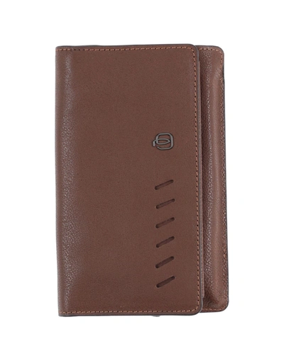 Piquadro Document Holders In Brown