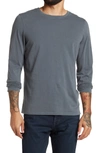 Robert Barakett Kentville Long Sleeve Crew Neck T-shirt In Orion Blue