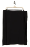 T Tahari Pull-on Ponte Pencil Skirt In Black