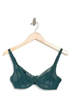 Chantelle Intimates Unlined Plunge Underwire Bra In Green