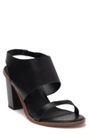 French Connection Lori Womens Vegan Leather Padded Insole Block Heel In Black