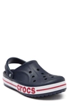 Crocs Bayaband Comfort Clog In Navy/pepper