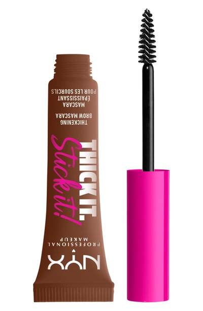 Nyx Cosmetics Cosmetics Thick It Stick It Brow Mascara In Rich Auburn