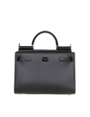 DOLCE & GABBANA SICILY 62 SMALL BAG IN CALF LEATHER