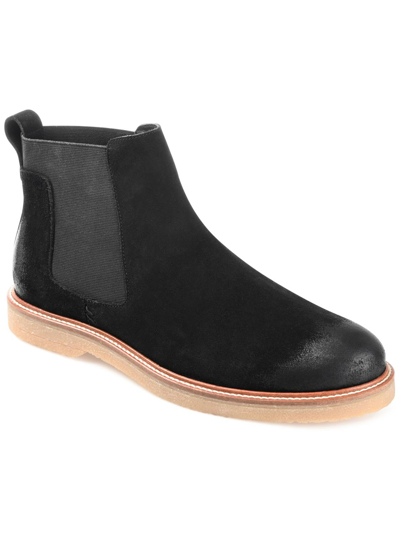 Thomas & Vine Thomas And Vine Cedric Plain Toe Chelsea Boot In Gray