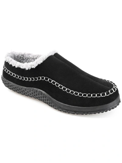 Vance Co. Men's Godwin Moccasin Clog Slippers Men's Shoes In Black