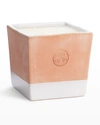 AMANDA DE MONTAL 3.08 LB. WHITE CITRUS OUTDOOR SCENTED CANDLE