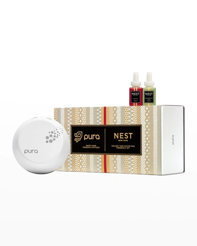 Nest New York Festive Pura Smart Home Fragrance Diffuser Set