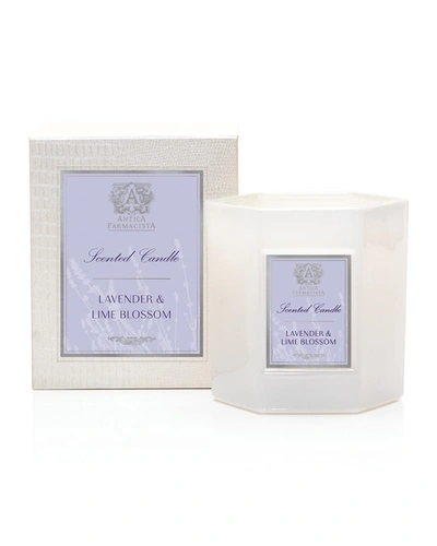 ANTICA FARMACISTA LAVENDER AND LIME BLOSSOM CANDLE, 9 OZ.