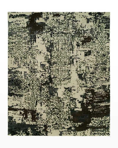 Kalaty Rug Corporation Valley Hand Knotted Rug, 8' X 10' In Linen Multi