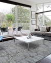 Kalaty Rug Corporation Bristol Hand Loomed Rug, 8' X 10' In Grey Ice