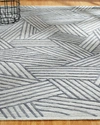 KALATY RUG CORPORATION BORDERS HAND KNOTTED RUG, 9' X 12'
