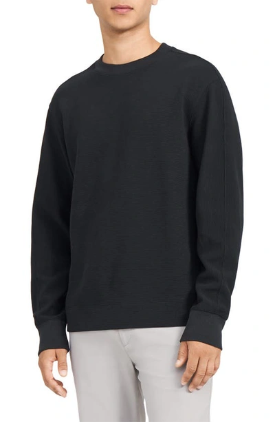 THEORY MEIR CREW STUDIO OTTOMAN SWEATER