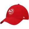 47 '47 RED ATLANTA HAWKS TEAM CLEAN UP ADJUSTABLE HAT