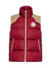 MONCLER GENIUS MONCLER X PALM ANGELS LOGO PATCH PADDED GILET