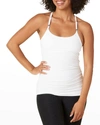 Beyond Yoga Clip & Cuddle Nursing Cami In Cloud White