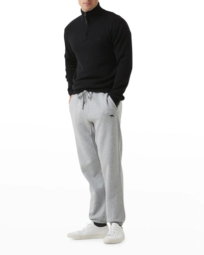Rodd & Gunn Rodd And Gunn Merrick Bay Quarter-zip Sweater In Coal