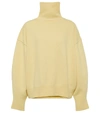 The Frankie Shop Women's Joya Oversized Wool-blend Turtleneck Sweater In Yellow