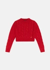 VERSACE Cable Knit Wool Sweater