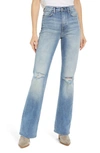 7 FOR ALL MANKIND EASY RIPPED BOOTCUT JEANS