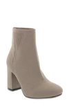 Mia Braxton Block Heel Bootie In Dk Sand