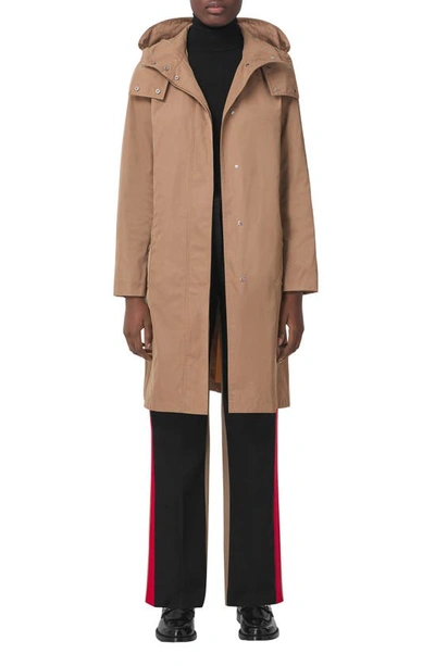 Burberry Bridgwater Detachable Hood Trench Coat In Camel