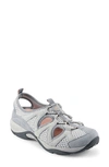 Easy Spirit Earthen 10 Womens Suede Stretch Slip-on Sneakers In Paloma/ Moonstruck