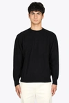 MAURO GRIFONI KNITTED PULL BLACK WOOL CREWNECK SWEATER